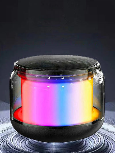 New cool multi-functional Bluetooth speaker, high life bright color science fiction car small speaker